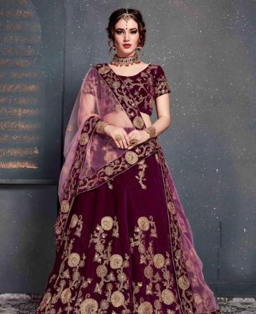 Picture of Radiant Purple Lehenga Choli