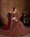 Picture of Sightly Maroon Lehenga Choli