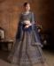 Picture of Stunning Navy Blue Lehenga Choli