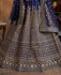 Picture of Stunning Navy Blue Lehenga Choli