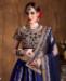 Picture of Excellent Navy Blue Lehenga Choli