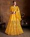 Picture of Fascinating Yellow Lehenga Choli