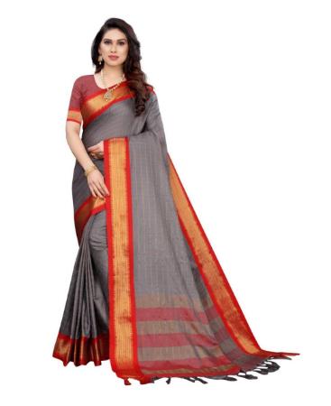 Picture of Bewitching Grey Casual Saree