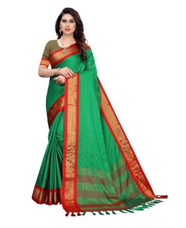 Picture of Charming Green Casual Saree