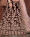 Picture of Lovely Dark Maroon Lehenga Choli