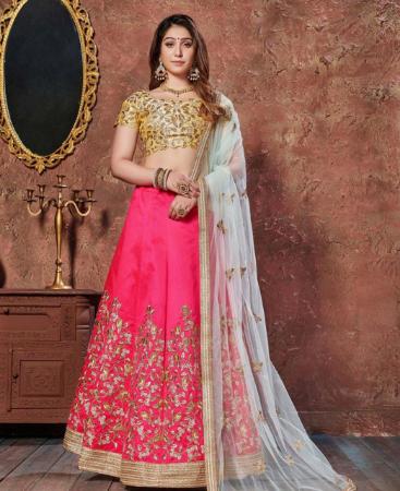 Picture of Elegant Pink Lehenga Choli