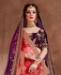 Picture of Elegant Dark Purple Lehenga Choli