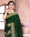 Picture of Pretty Botel Green Casual Saree