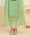 Picture of Pretty Seafoam Green Straight Cut Salwar Kameez