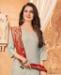 Picture of Statuesque Off White Straight Cut Salwar Kameez