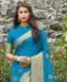 Picture of Sightly Sky Blue Casual Saree