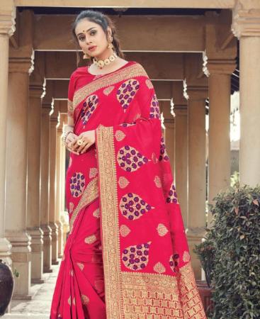 Picture of Statuesque Pink Casual Saree