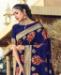 Picture of Gorgeous Navy Blue Casual Saree