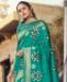 Picture of Enticing Turquoise Casual Saree