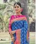 Picture of Nice Sky Blue Casual Saree