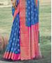 Picture of Nice Sky Blue Casual Saree