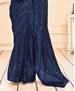 Picture of Charming Navy Blue Casual Saree