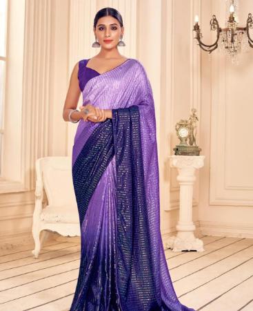 Picture of Admirable Purple Casual Saree