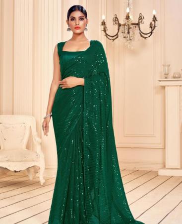 Picture of Fine Green Casual Saree