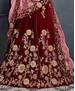 Picture of Appealing Maroon Lehenga Choli