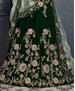 Picture of Beauteous Dark Green Lehenga Choli