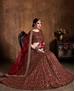 Picture of Sightly Maroon Lehenga Choli