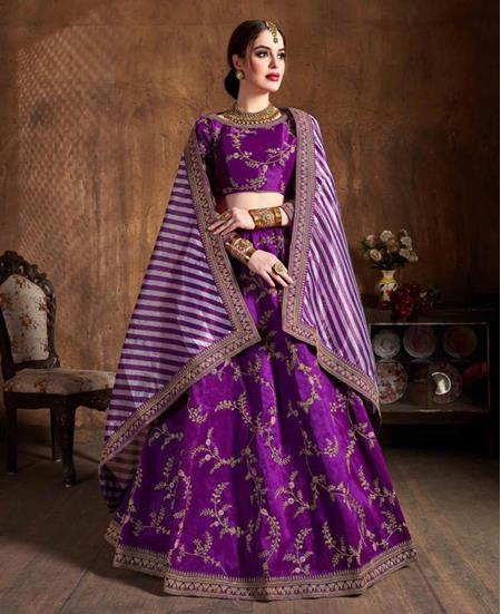 Picture of Taking Purple Lehenga Choli