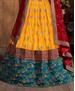 Picture of Delightful Yellow Lehenga Choli