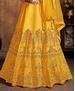 Picture of Fascinating Yellow Lehenga Choli