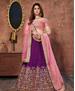 Picture of Fascinating Purple Lehenga Choli