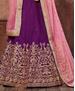 Picture of Fascinating Purple Lehenga Choli