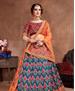 Picture of Splendid Blue Lehenga Choli