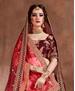 Picture of Lovely Dark Maroon Lehenga Choli