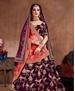 Picture of Elegant Dark Purple Lehenga Choli