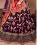 Picture of Elegant Dark Purple Lehenga Choli