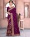 Picture of Good Looking Wine Casual Saree