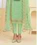 Picture of Pretty Seafoam Green Straight Cut Salwar Kameez