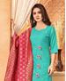 Picture of Marvelous Sea Green Straight Cut Salwar Kameez