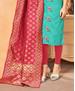 Picture of Marvelous Sea Green Straight Cut Salwar Kameez