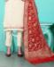 Picture of Excellent White Straight Cut Salwar Kameez