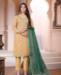 Picture of Ravishing Yellow Straight Cut Salwar Kameez