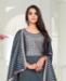 Picture of Excellent Grey Straight Cut Salwar Kameez