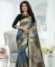 Picture of Ravishing Black/Grey Casual Saree