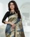 Picture of Ravishing Black/Grey Casual Saree