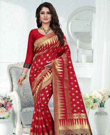 Picture of Taking Red Casual Saree