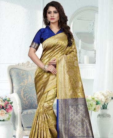 Picture of Beauteous Nevi/Mehndi Casual Saree