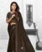 Picture of Beautiful Brown Casual Saree