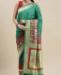 Picture of Magnificent Green Silk Saree