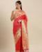 Picture of Splendid Red Silk Saree