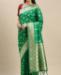 Picture of Enticing Green Silk Saree